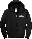 Youth Core Fleece Full-Zip Hooded Sweatshirt 