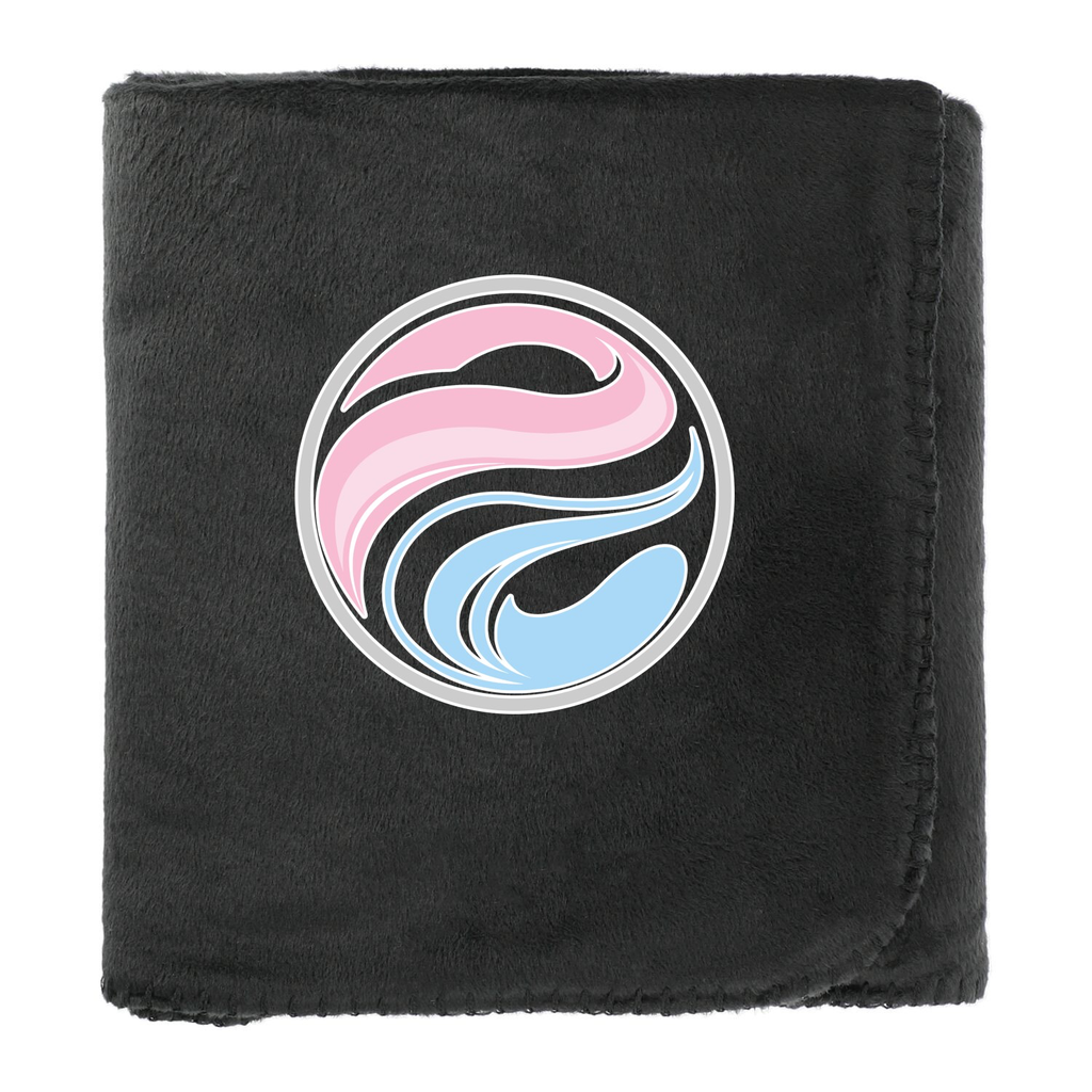 100% Recycled PET Fleece Blanket with RPET Pouch