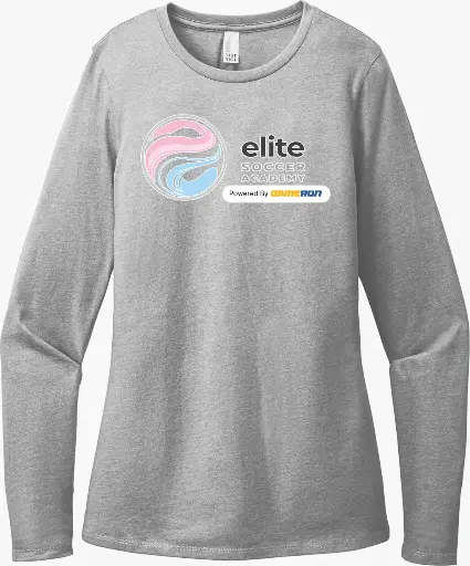  Women's Perfect Blend CVC Long Sleeve Tee 