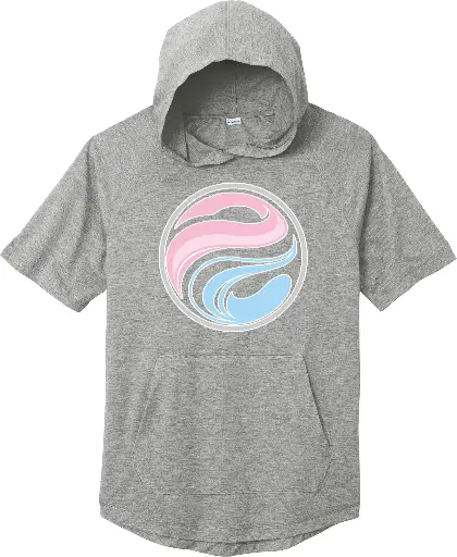 Tri-Blend Wicking Short Sleeve Hoodie